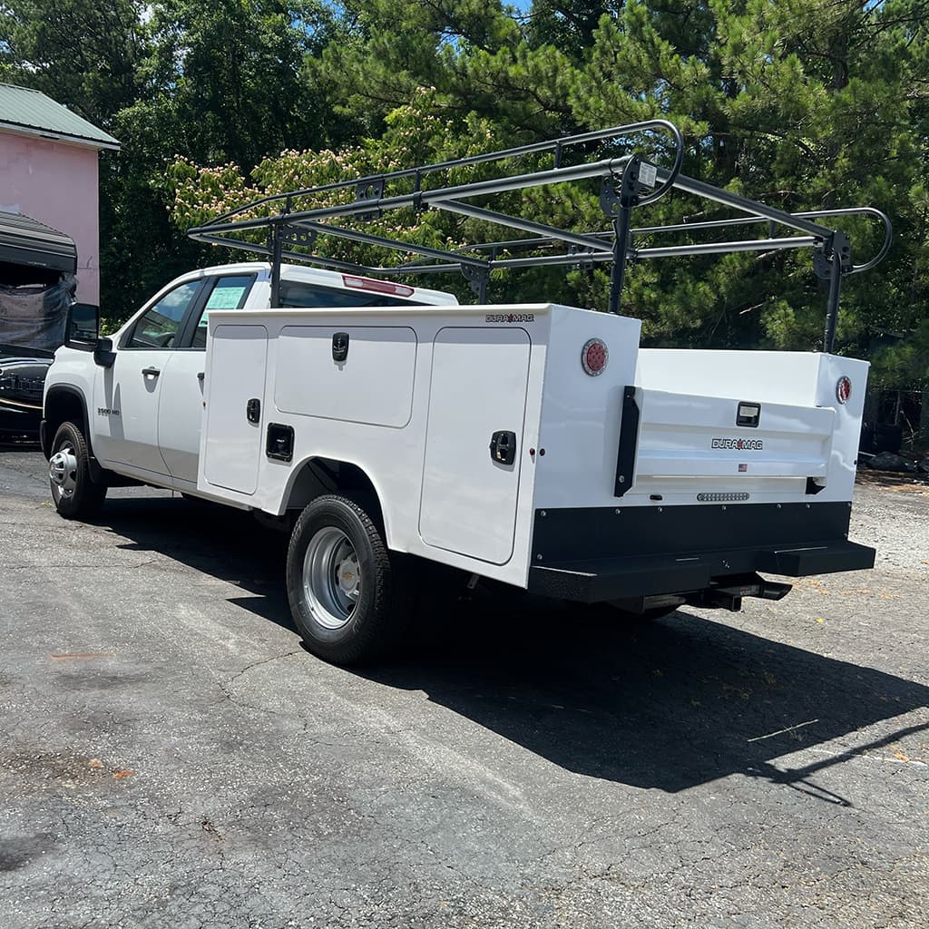 Service body and ladder rack build