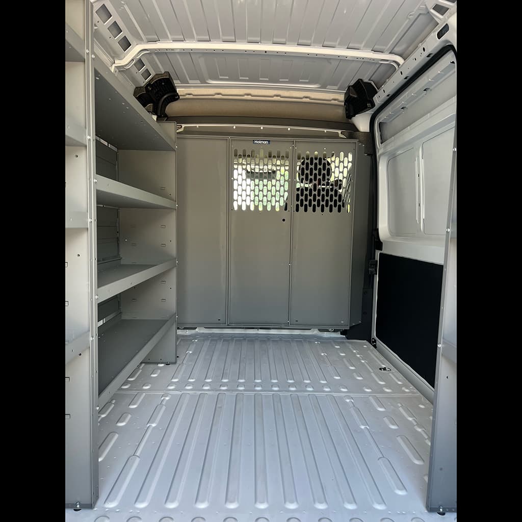 Van shelving installation