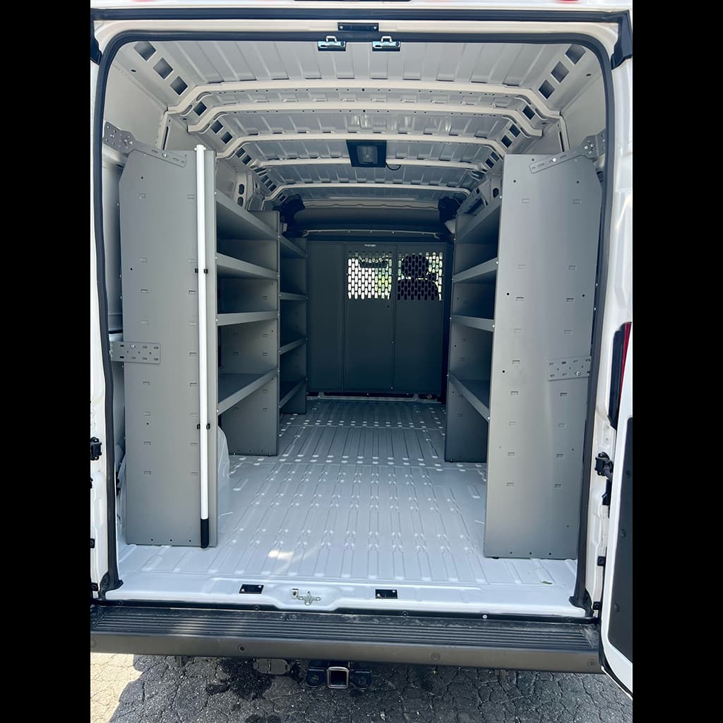 Van shelving installation