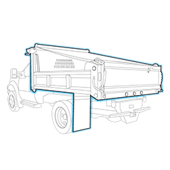 Dump body