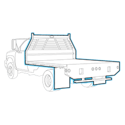 Flatbed body