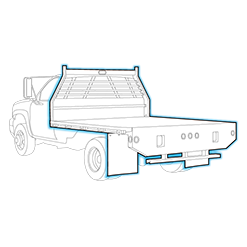 Flatbed body